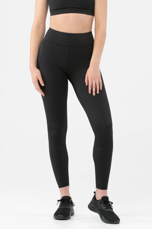Impact Black High Rise Full Length Pocket Leggings