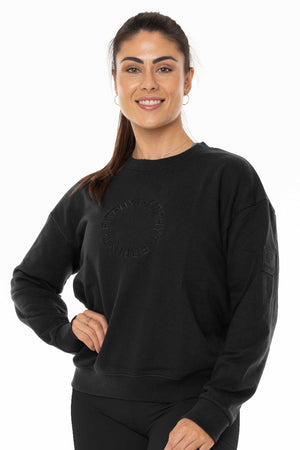 Everyday Essential Black Crew Sweater