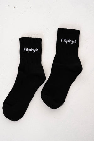 Black Crew Socks