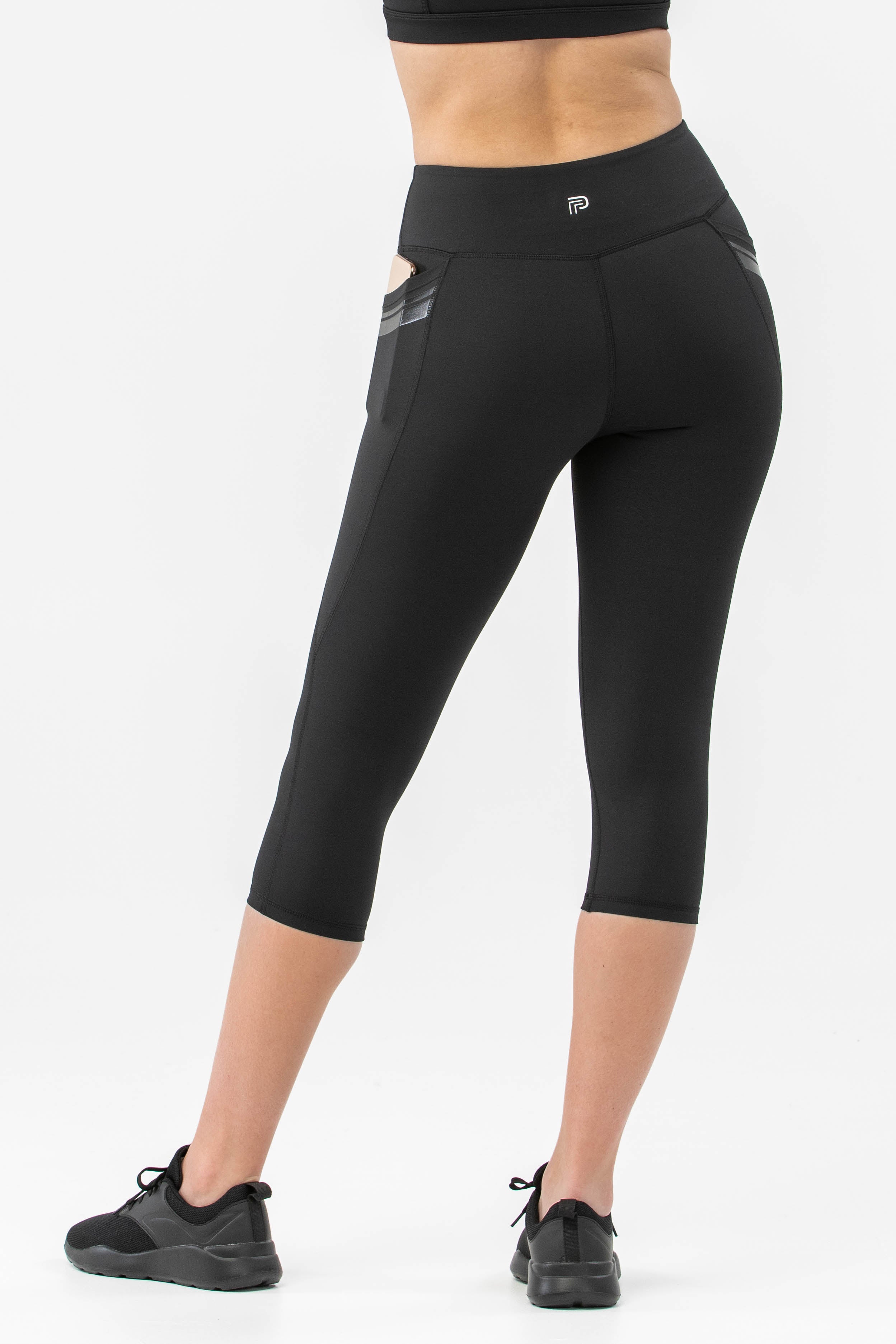 Black Lululemon leggings. , Size 4, Pockets on both