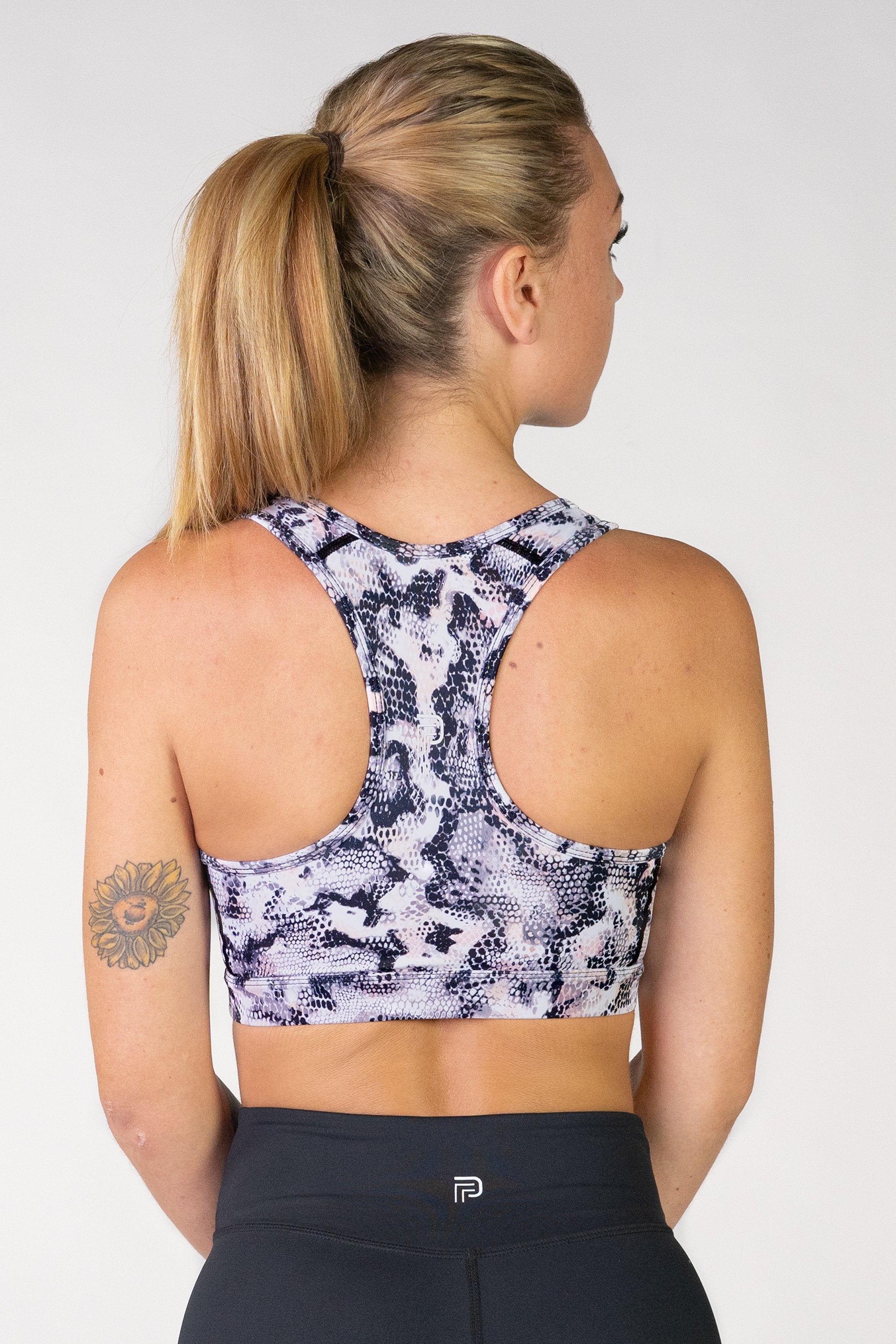 Python Racerback Sports Bra