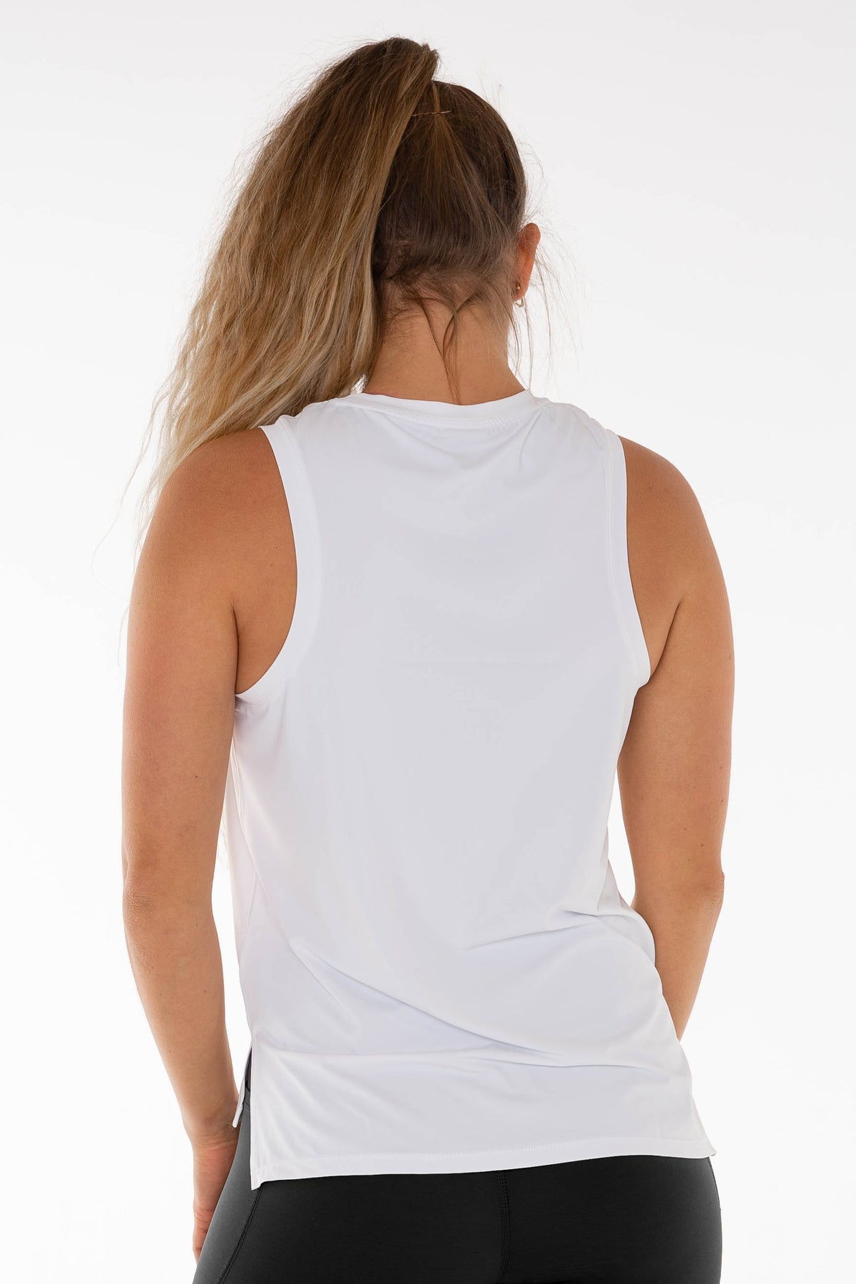 Game On White Tank Top